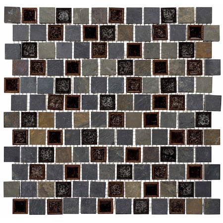 Andova Tiles Exploration Italy 1 x 1 Grid Mosaic Tile SAM-ANDEXPIT367